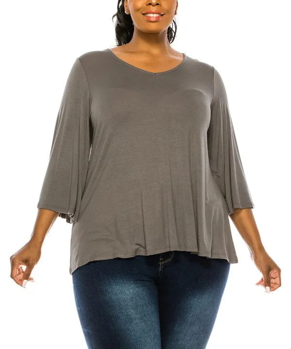 Bamboo Missyday Curvy Top