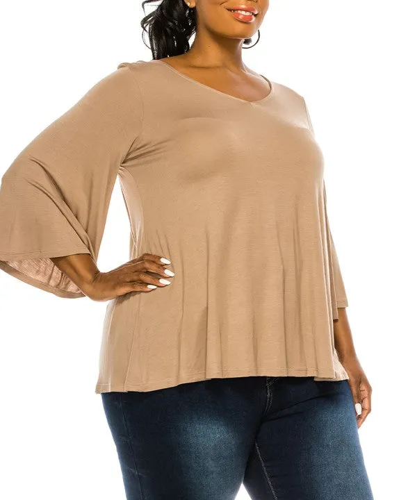 Bamboo Missyday Curvy Top