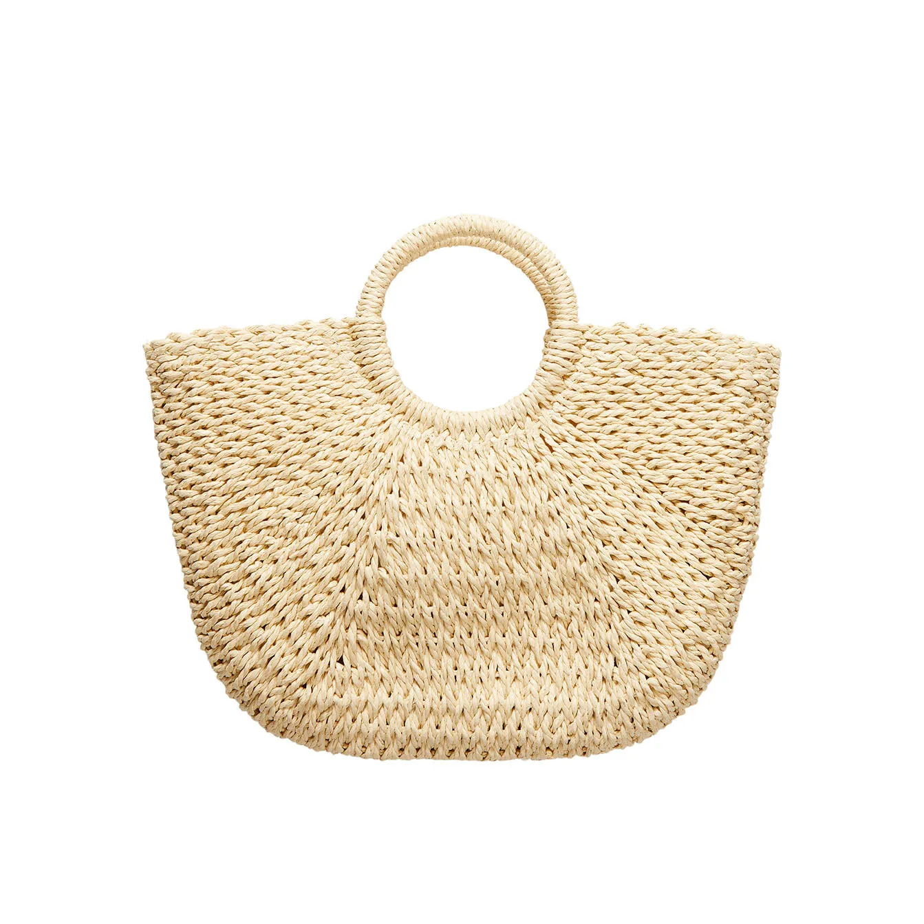 Barcelona Straw Beach Bag Tote - RT410