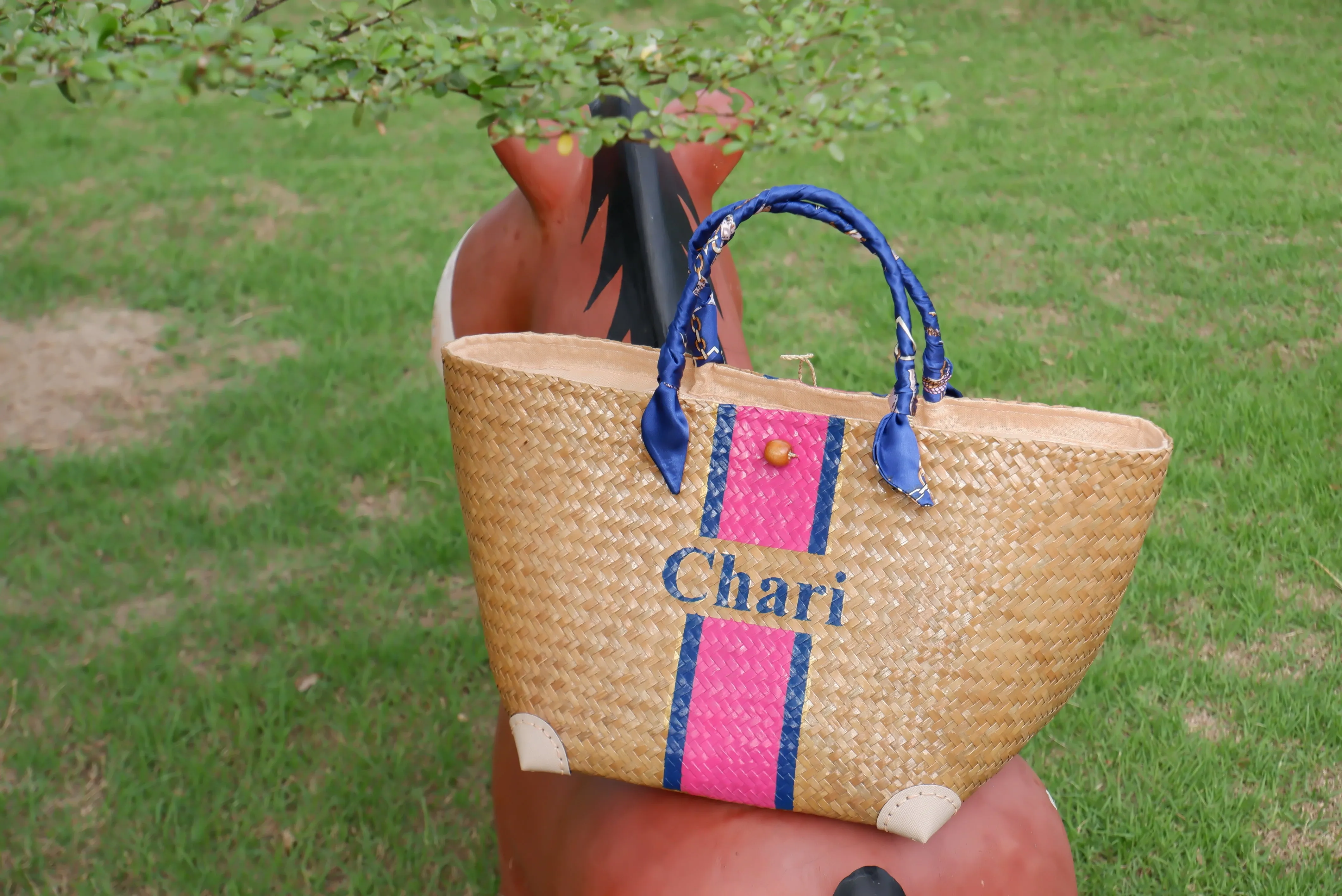 Bespoke Bridesmaid gift Monogram beach bag Large beach bag Engagement gifts