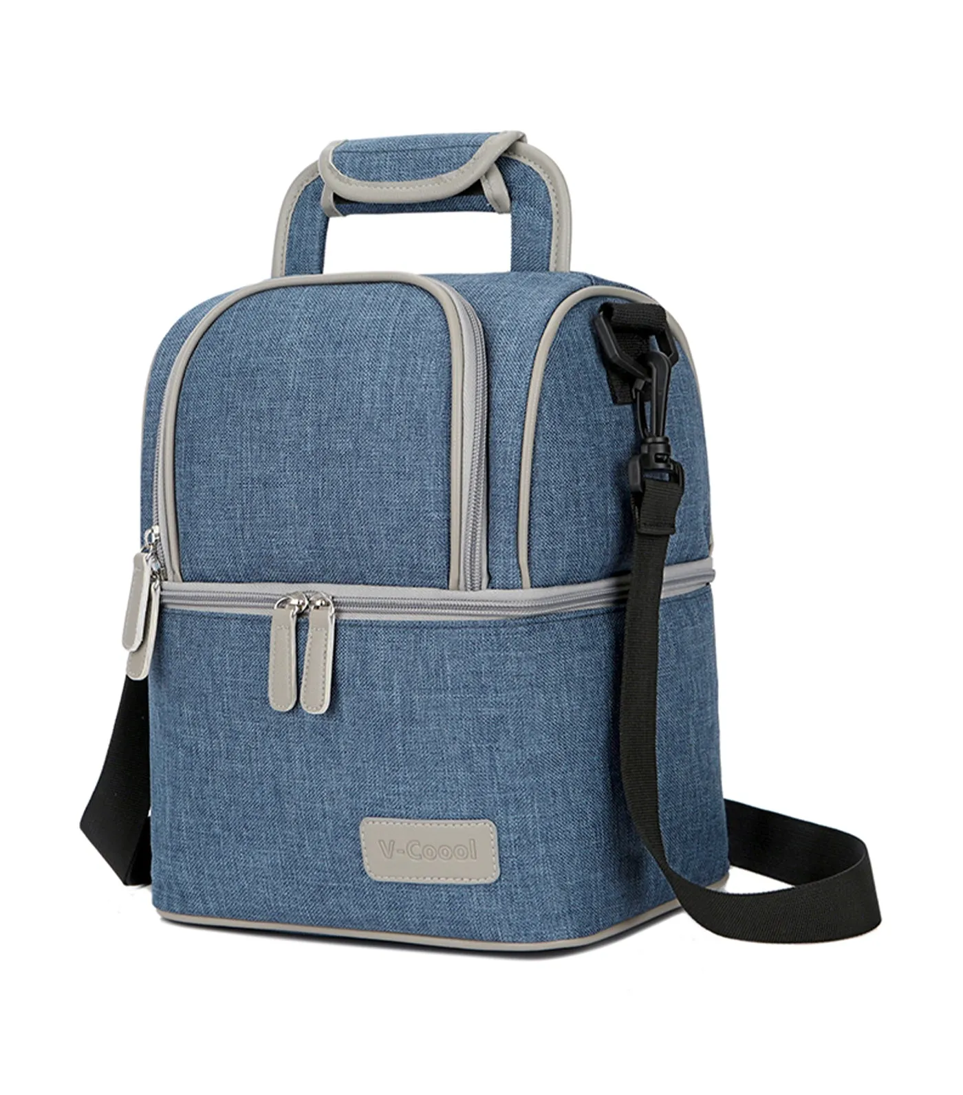 Breast Pump Insulated Cooler Backpack - Denim Blue