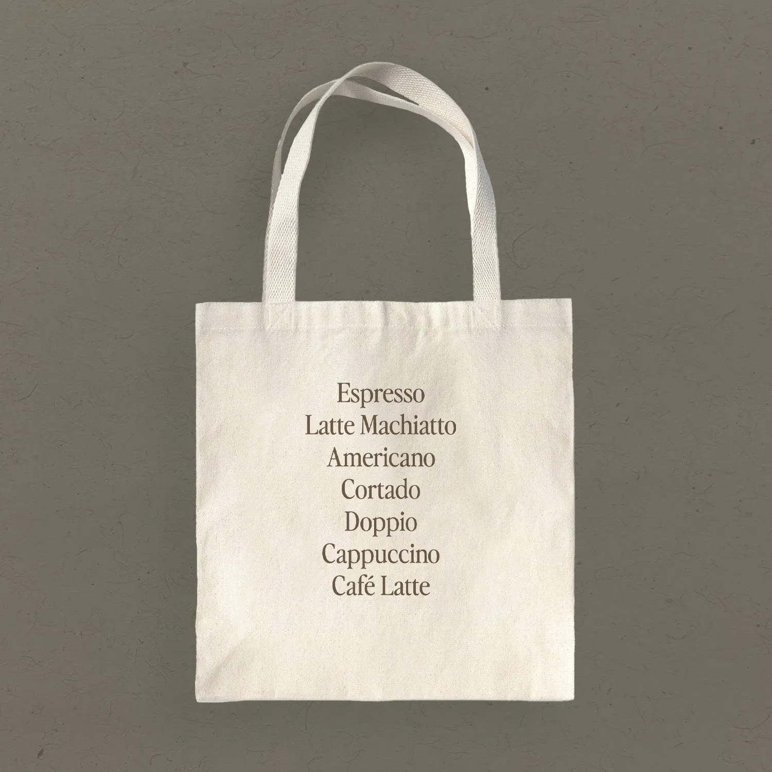 Cafe Drinks - Canvas Tote Bag