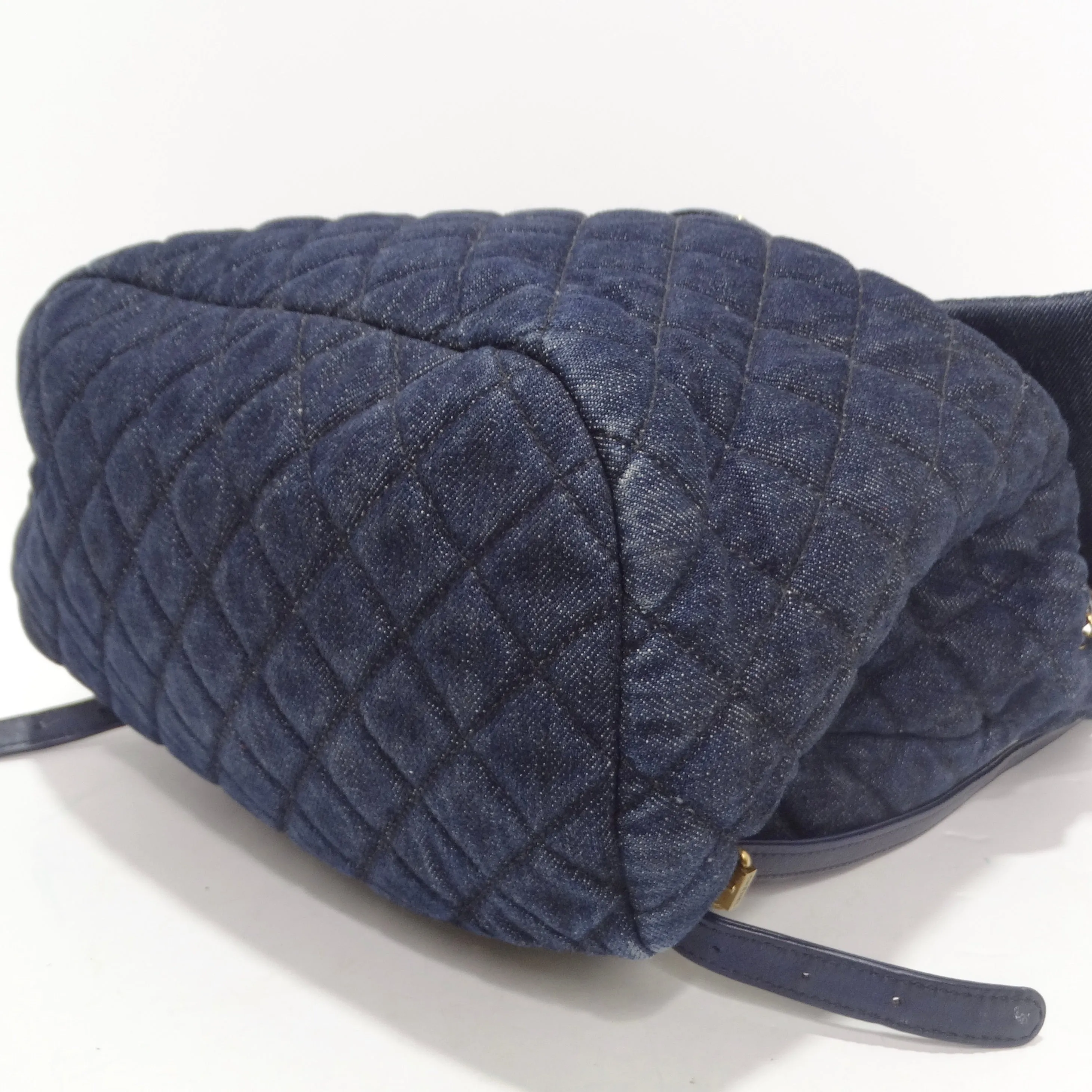Chanel Urban Spirit Quilted Denim Backpack