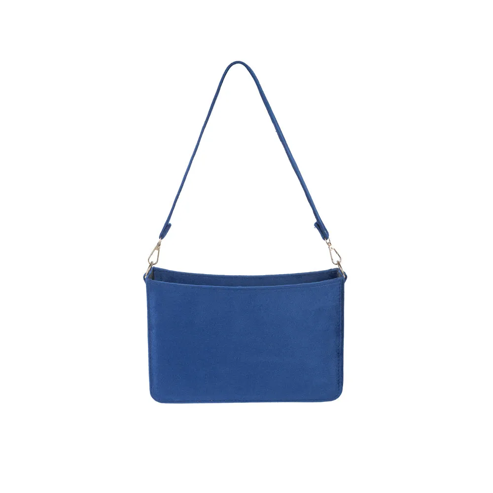 Classic Mini Royal Blue Velvet Tote Bag – Sustainable and Stylish Handbag