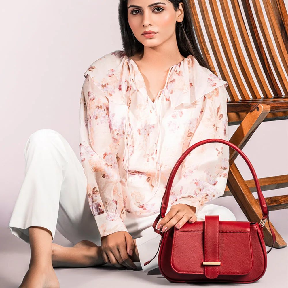 Classic Red Raven Baguette Perfect For Women & Girls