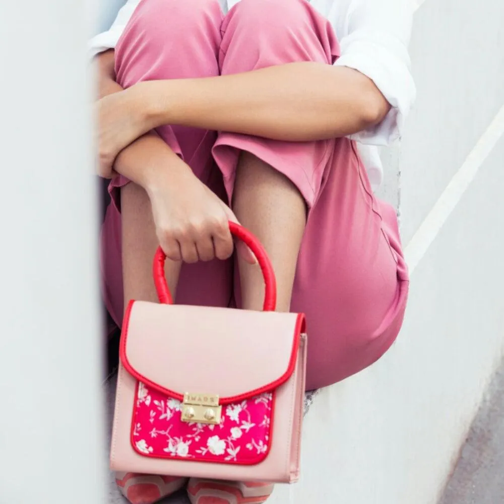 Classic Yellow Blue Handbag Perfect For Women & Girls