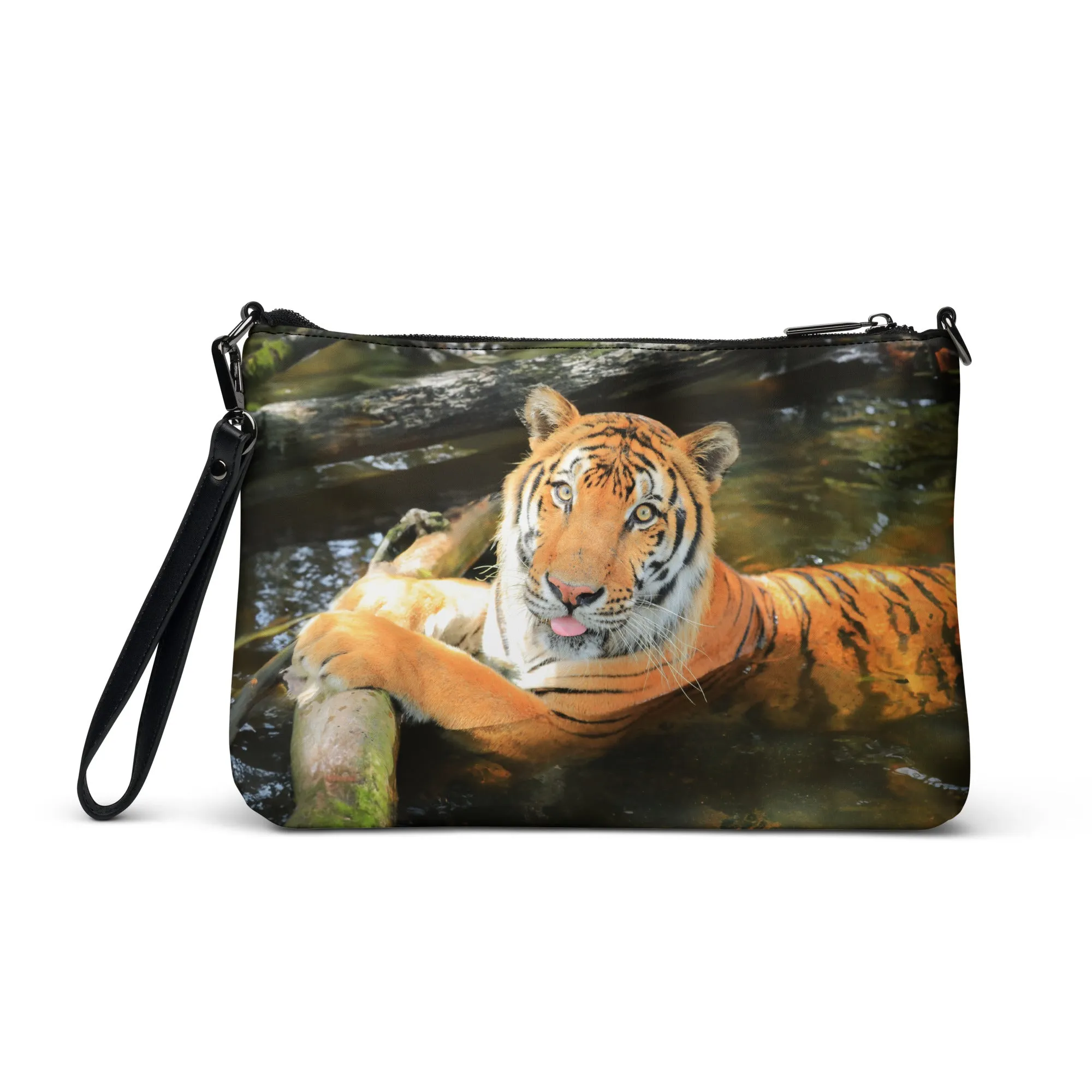 Crossbody Bag - Simba's Splendor Crossbody Bag: Showcasing Majestic Wildlife Artistry - Chic Style with a Cause
