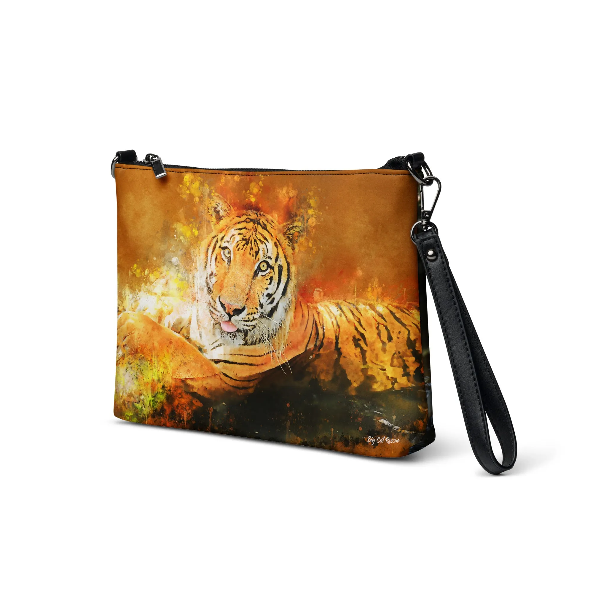 Crossbody Bag - Simba's Splendor Crossbody Bag: Showcasing Majestic Wildlife Artistry - Chic Style with a Cause