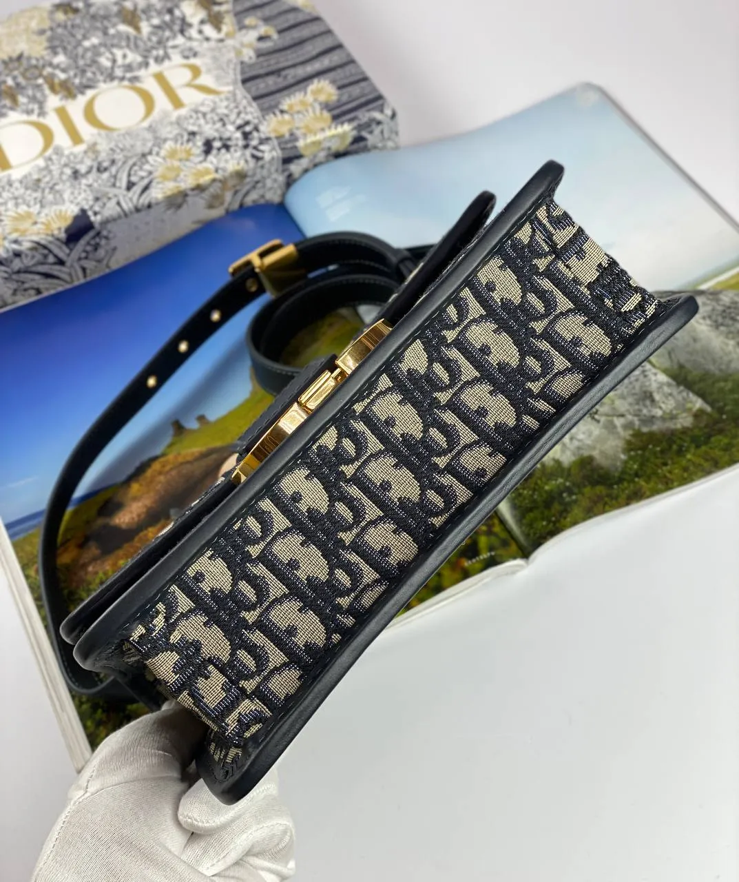 Dior 30 MONTAIGNE BAG blue