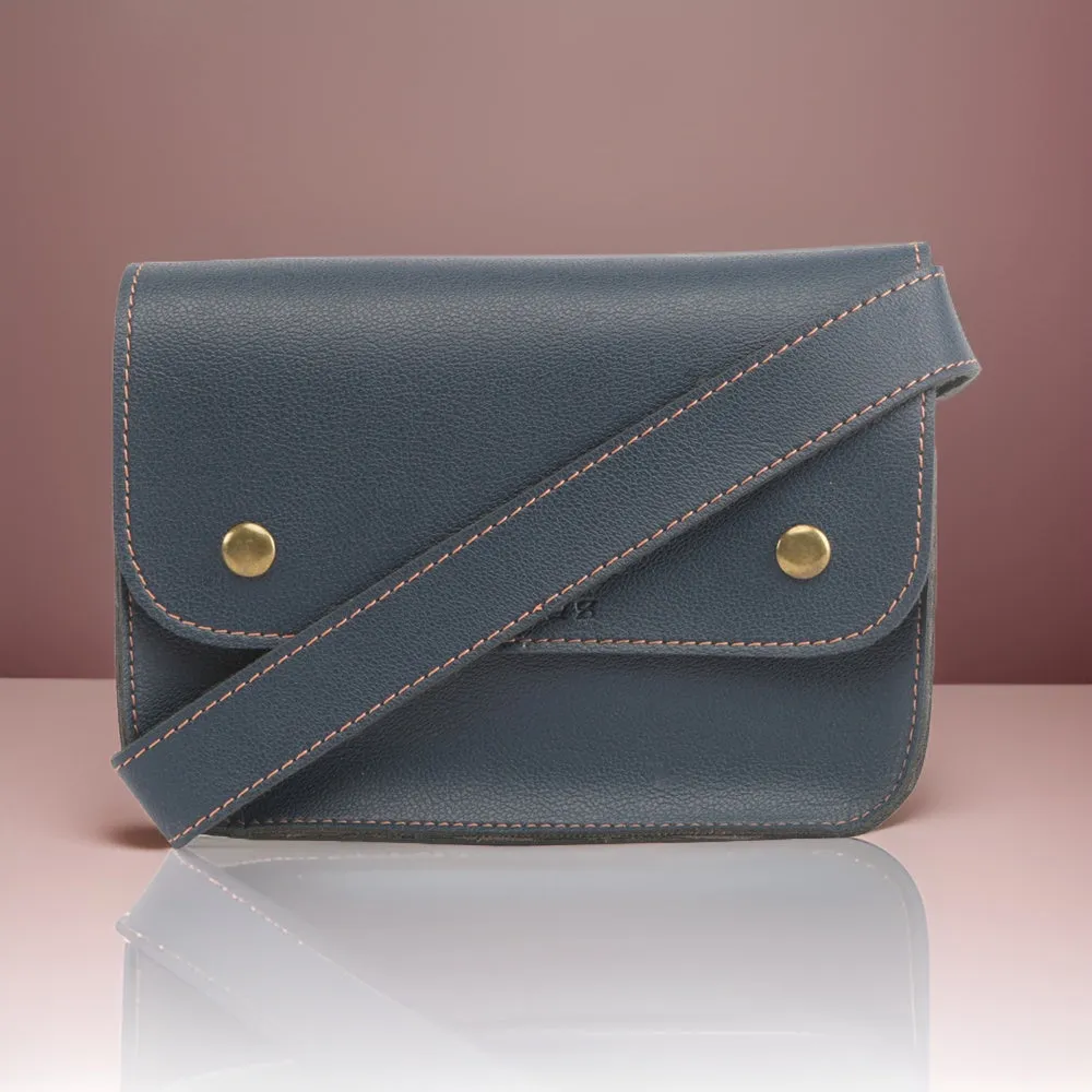 Elegant Blue Fanny Pack Perfect For Women & Girls