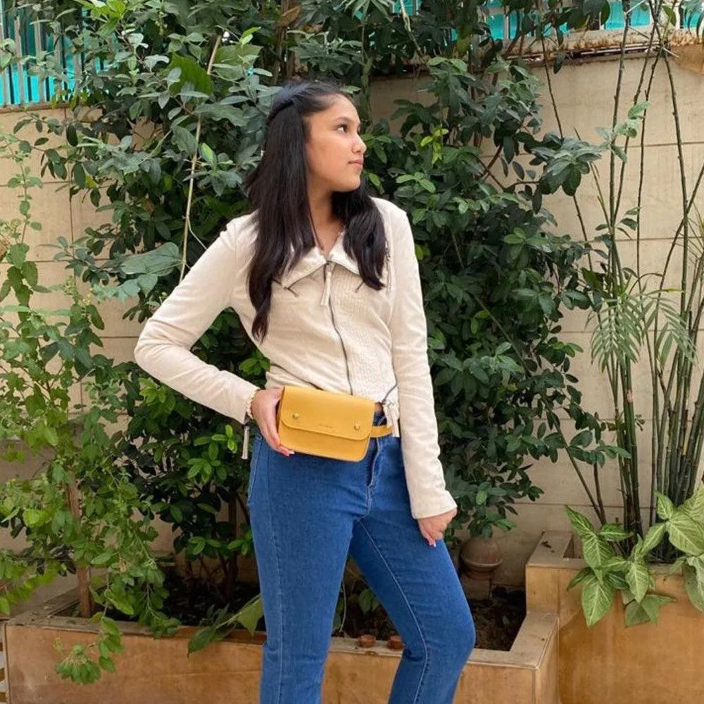 Elegant Blue Fanny Pack Perfect For Women & Girls