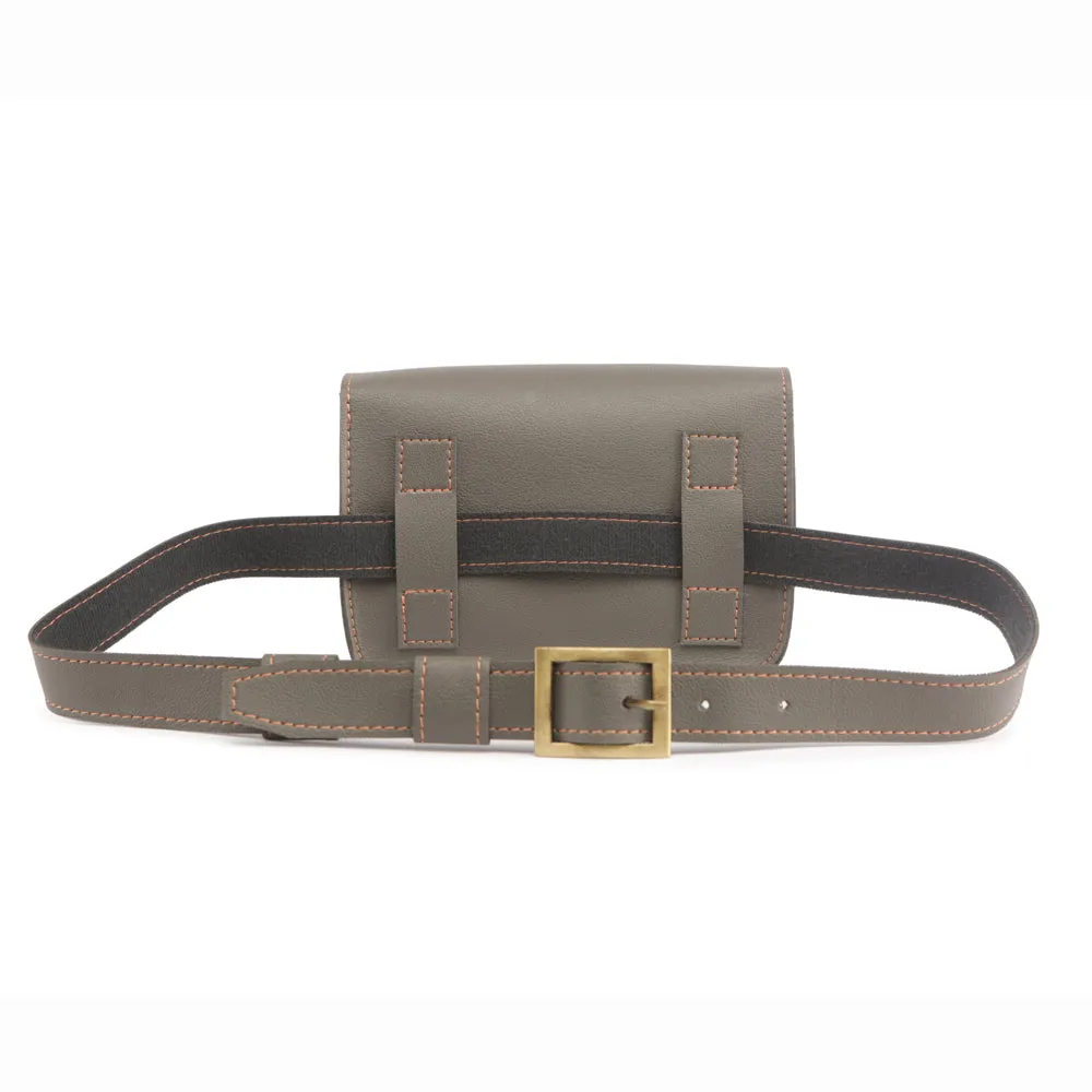 Elegant Grey Fanny Pack Perfect For Women & Girls