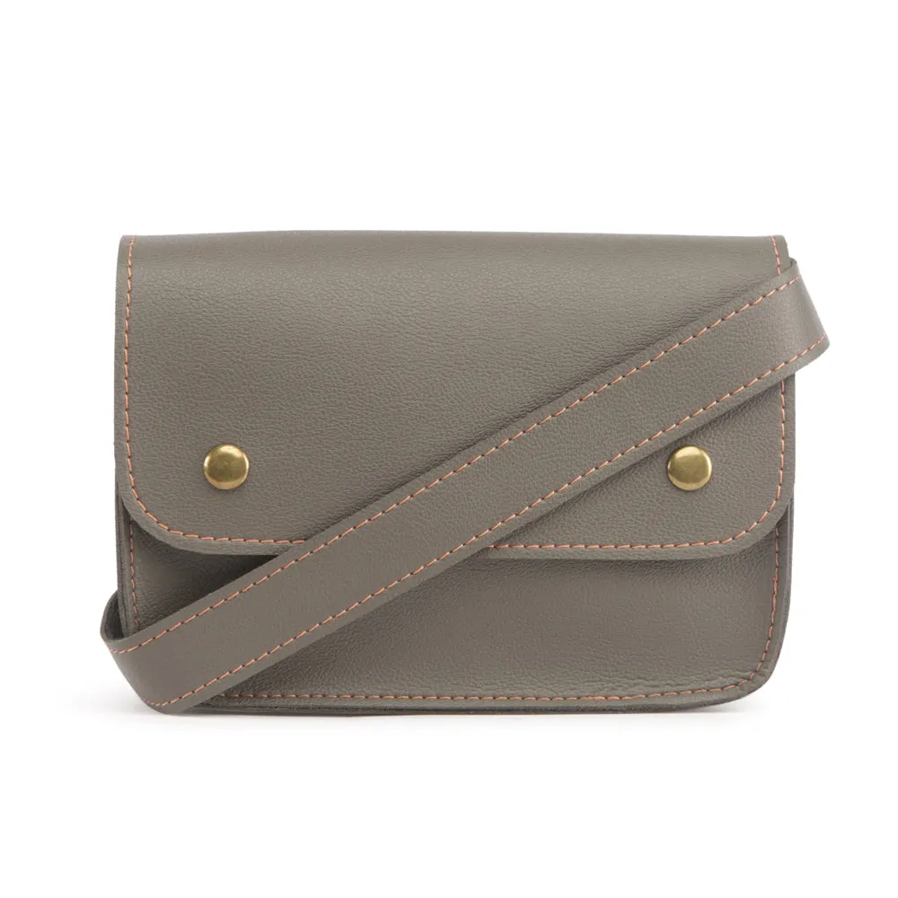 Elegant Grey Fanny Pack Perfect For Women & Girls