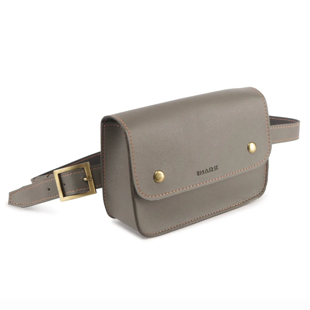 Elegant Grey Fanny Pack Perfect For Women & Girls