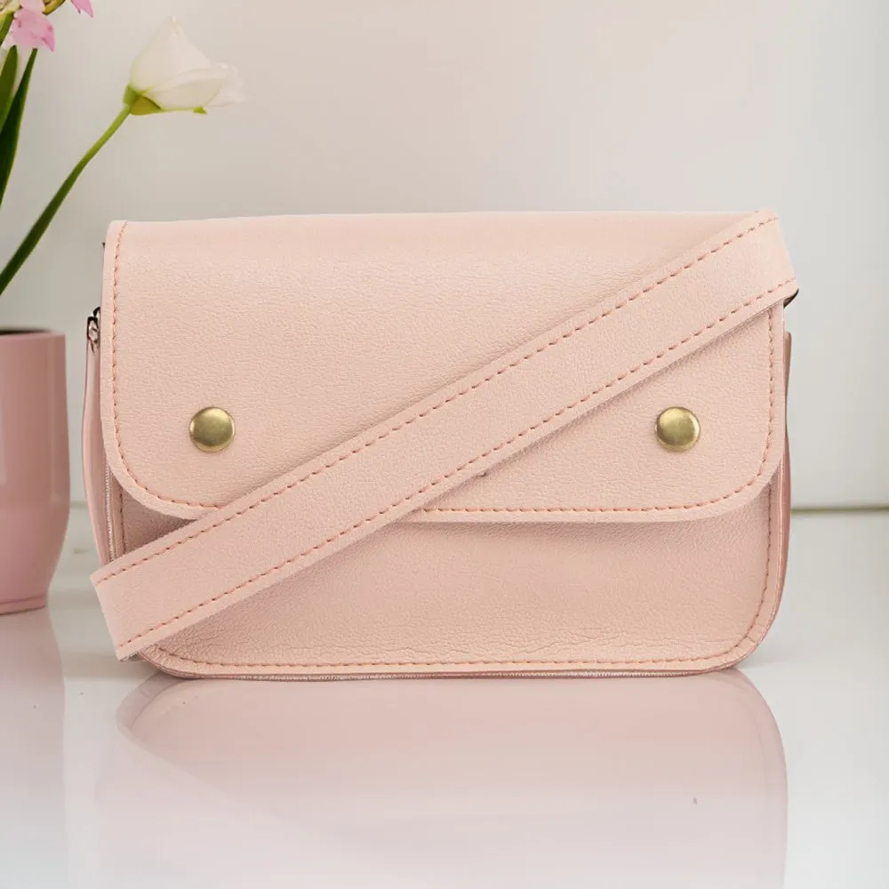 Elegant Light Pink Fanny Pack Perfect For Women & Girls