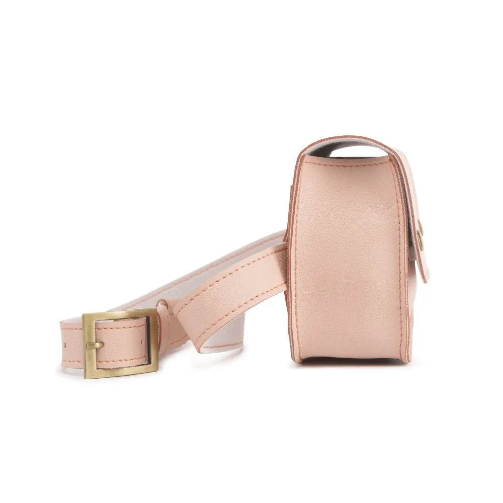 Elegant Light Pink Fanny Pack Perfect For Women & Girls