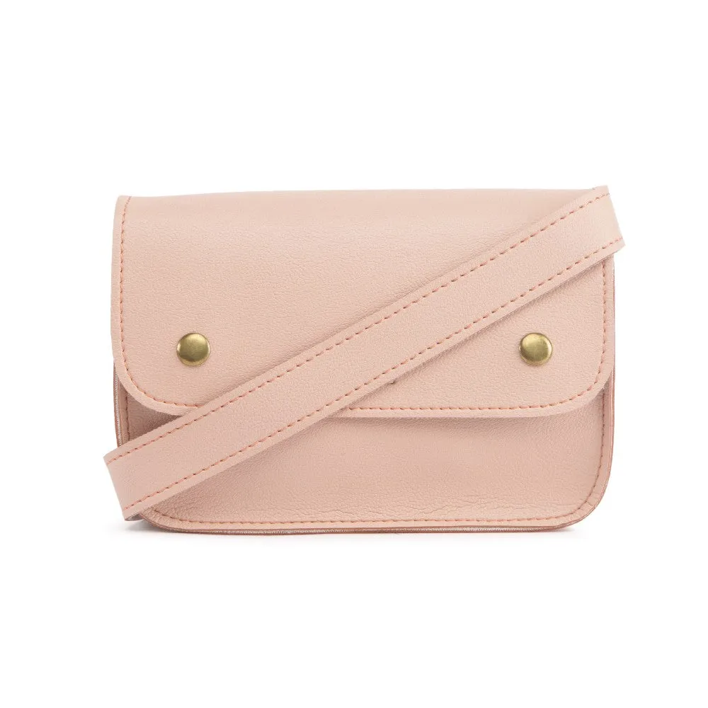 Elegant Light Pink Fanny Pack Perfect For Women & Girls