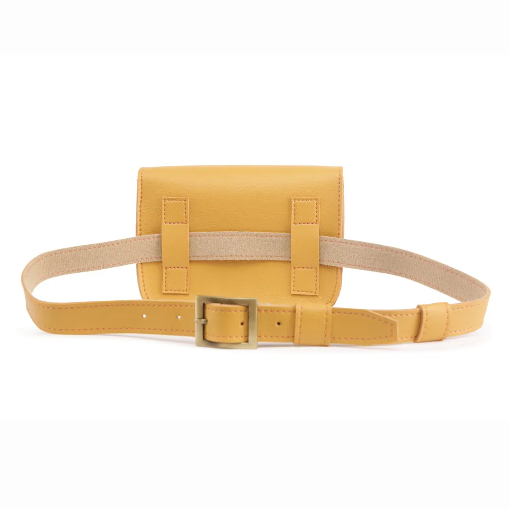 Elegant Yellow Fanny Pack Perfect For Women & Girls