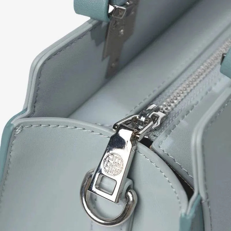 Embroidery Leather Magnolia Crossbody Tote Bag Women Handbag