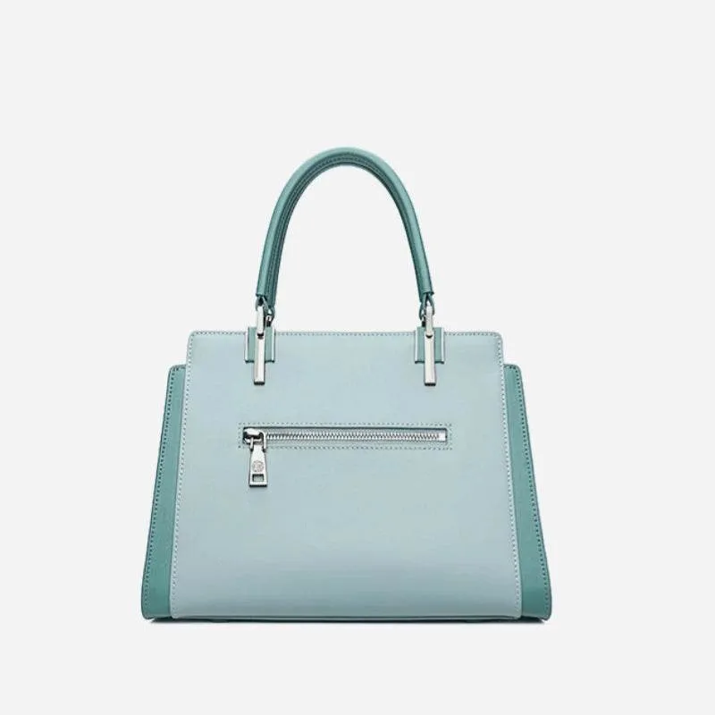 Embroidery Leather Magnolia Crossbody Tote Bag Women Handbag