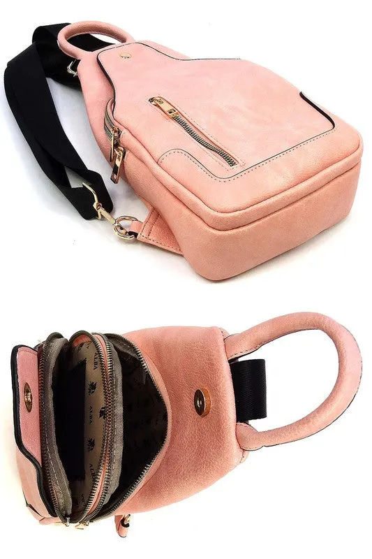 Fashion Sling Crossbody Backpack