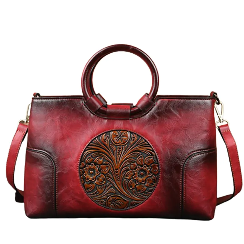 Funki Buys | Bags | Handbags | Women's Embossed Retro Bags