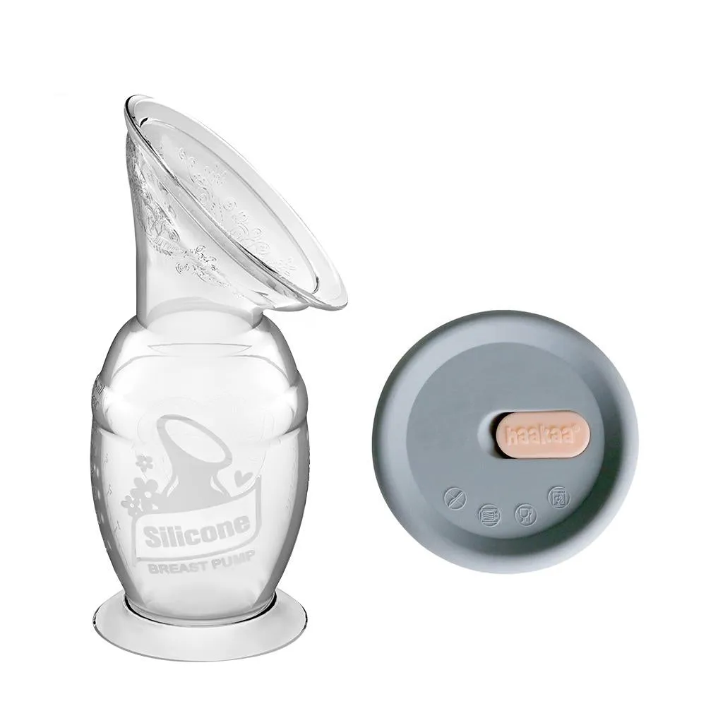 Generation 2 100/150ml Silicone Breast Pump with Suction Base & Silicone Cap Gift Box