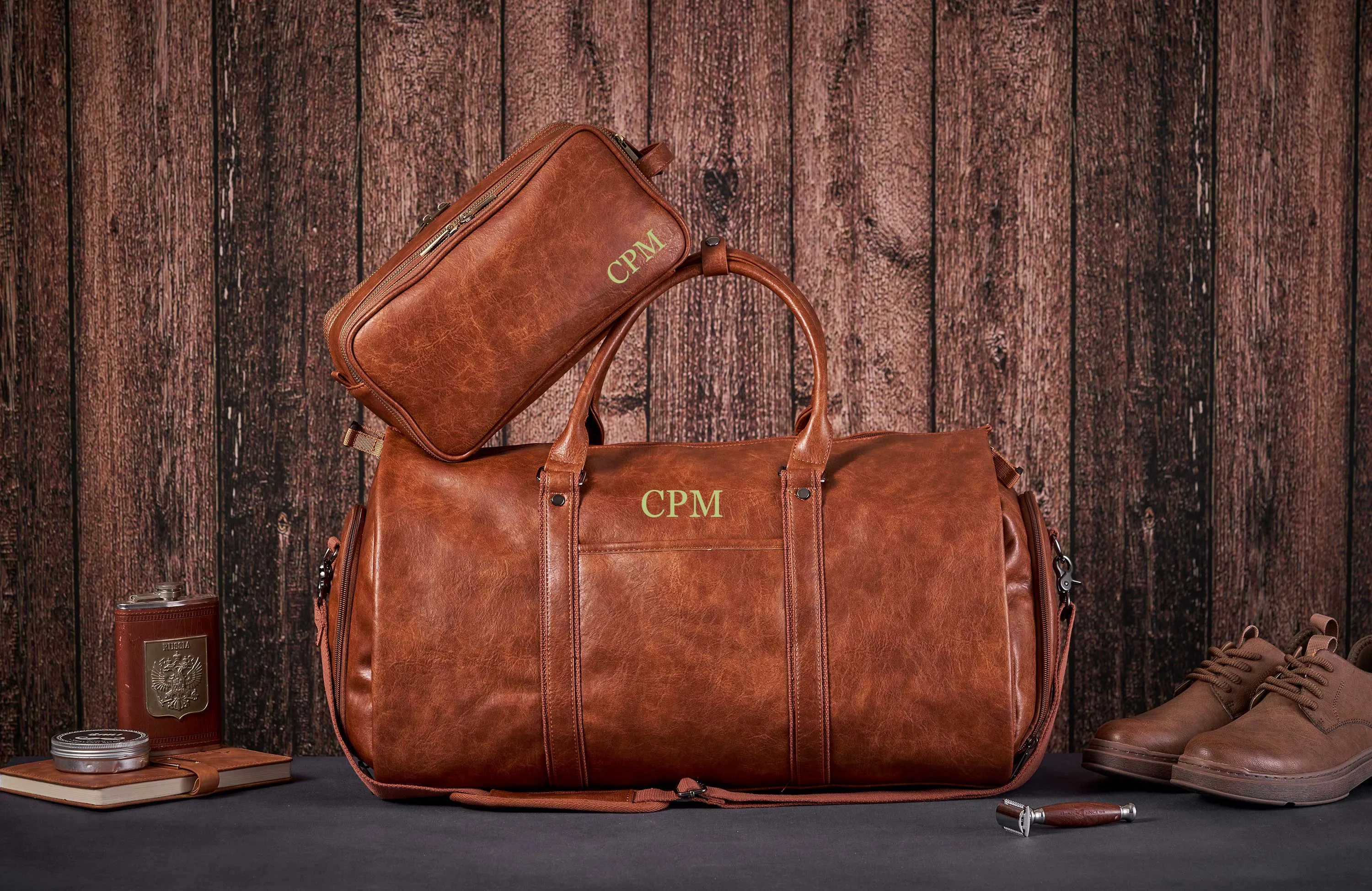 Groomsmen Travel Bags, Personalized Duffle Bag and Dopp Kit Set, Groomsmen Gifts, Cool Groomsmen Gift Sets, Gifts for Men