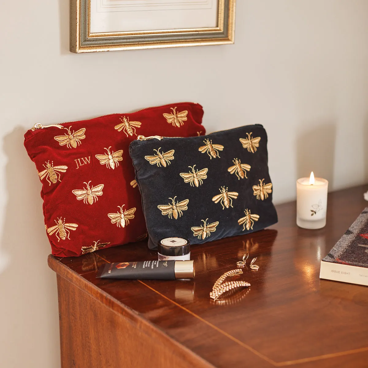 Honey Bee Makeup Bag