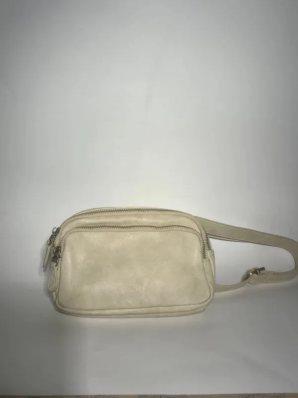 Kylie Double Zip Sling/ Belt Bag