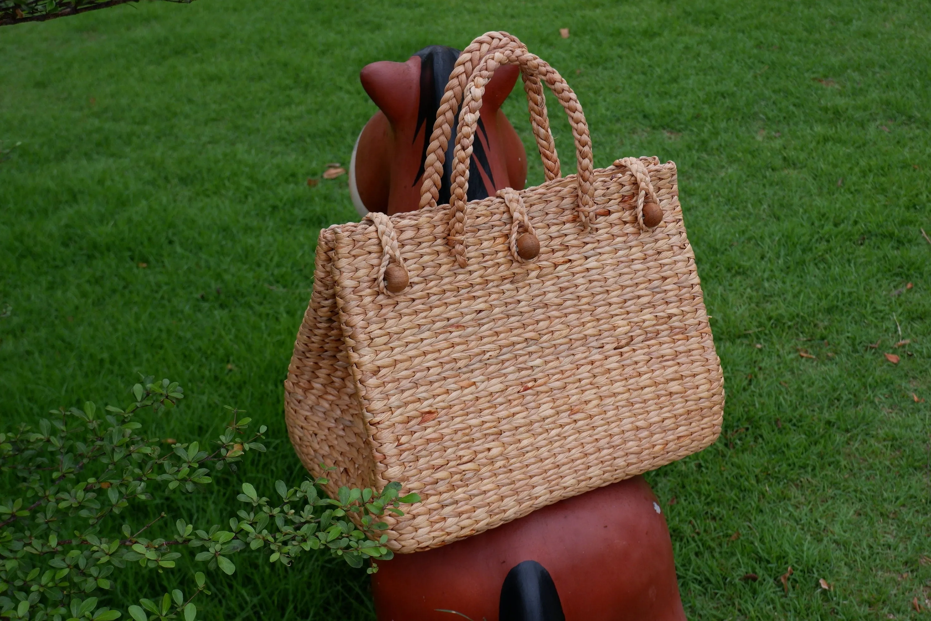 Large beach bag straw Basket
