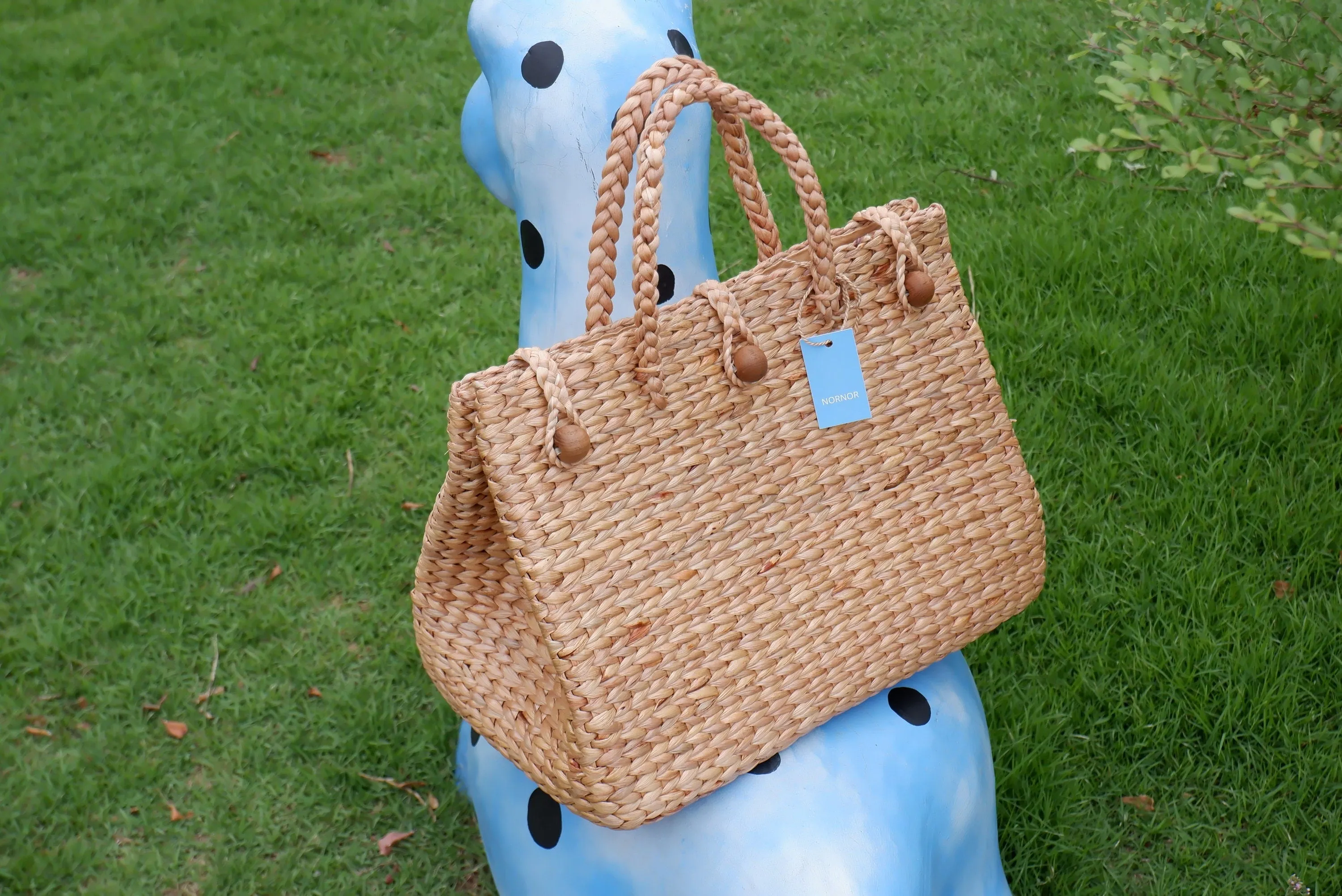 Large beach bag straw Basket