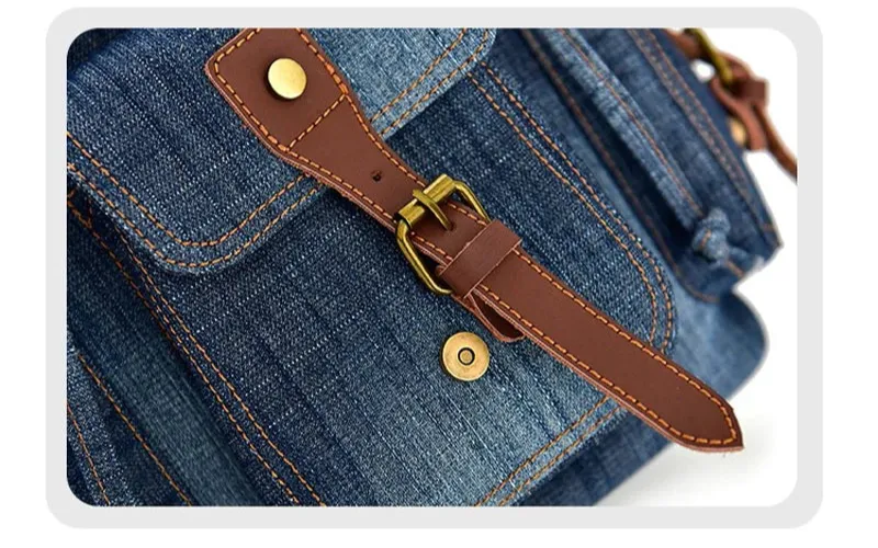 Large Denim Rucksack