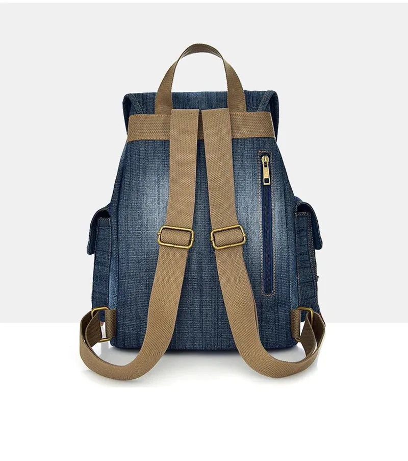 Large Denim Rucksack
