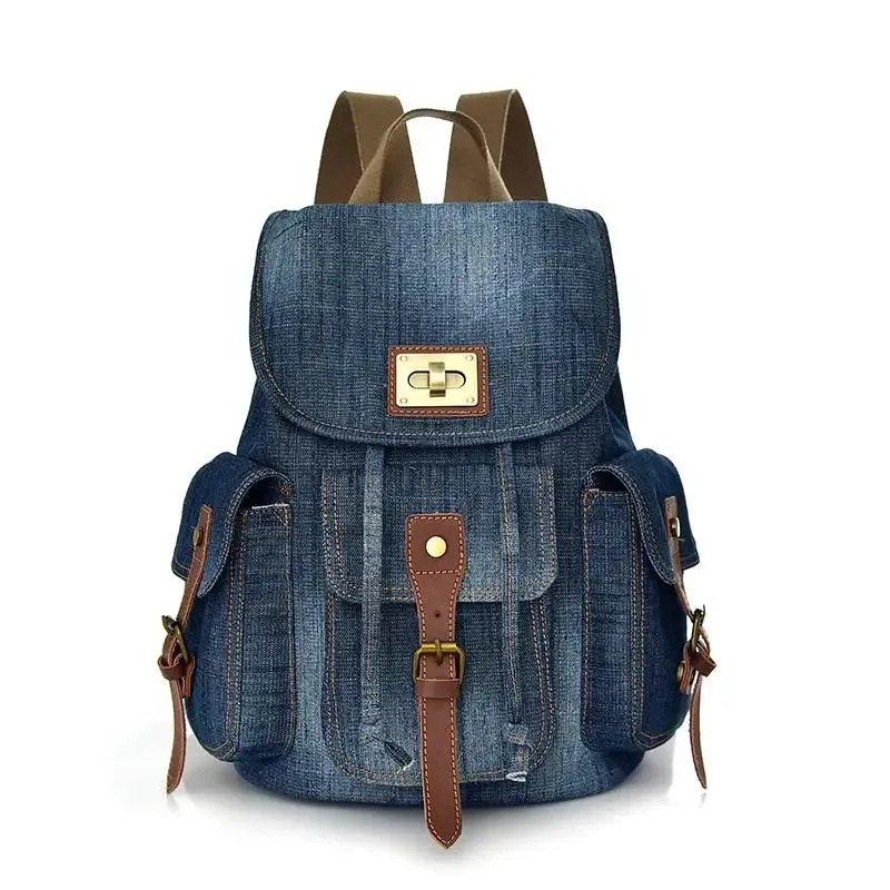 Large Denim Rucksack