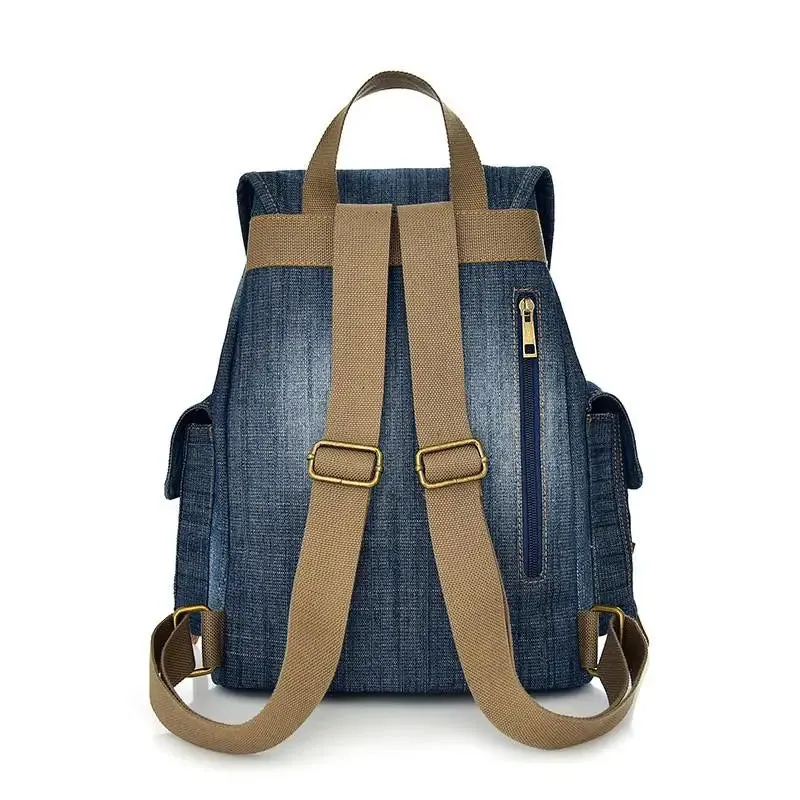 Large Denim Rucksack