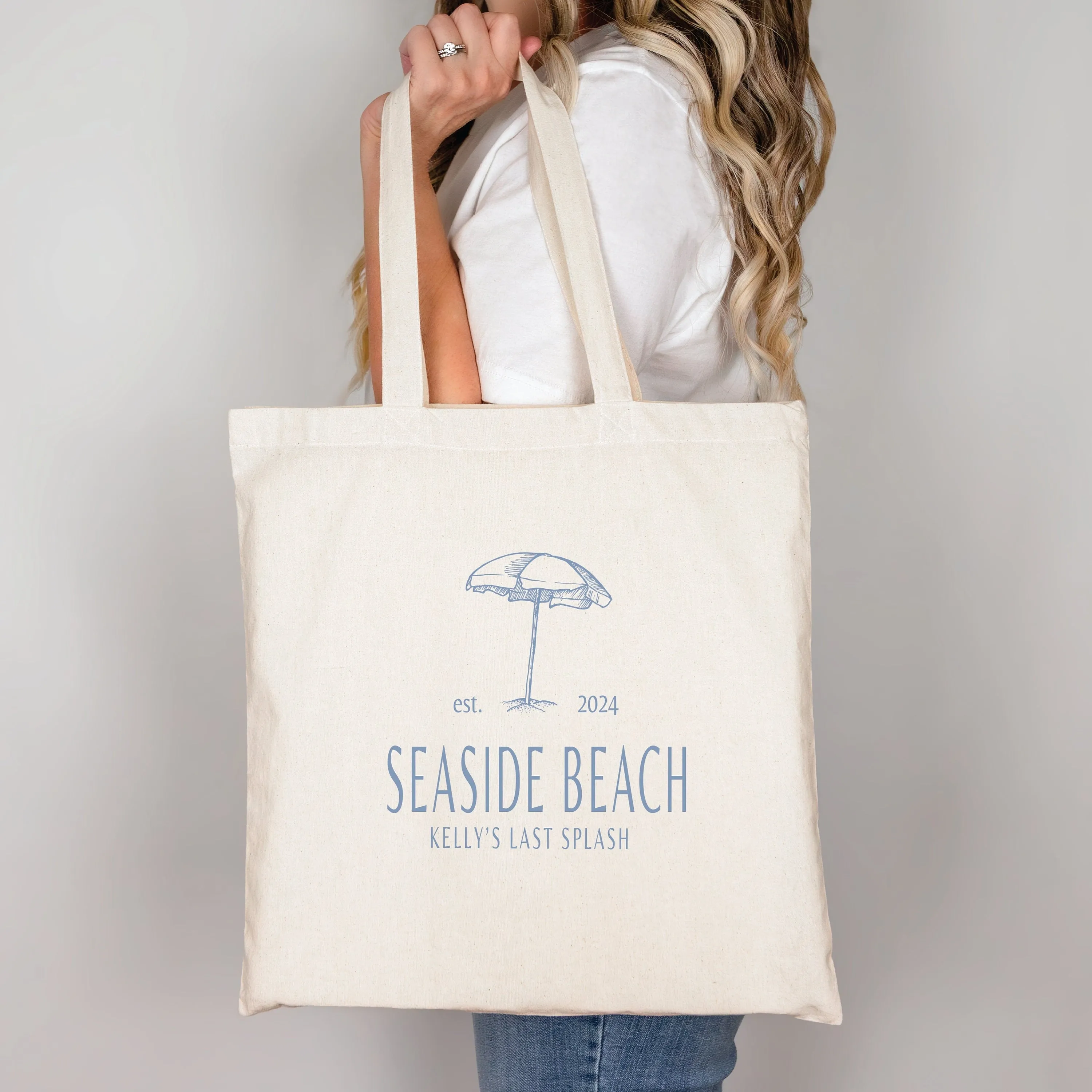 Last Splash Bachelorette Canvas Tote Bag