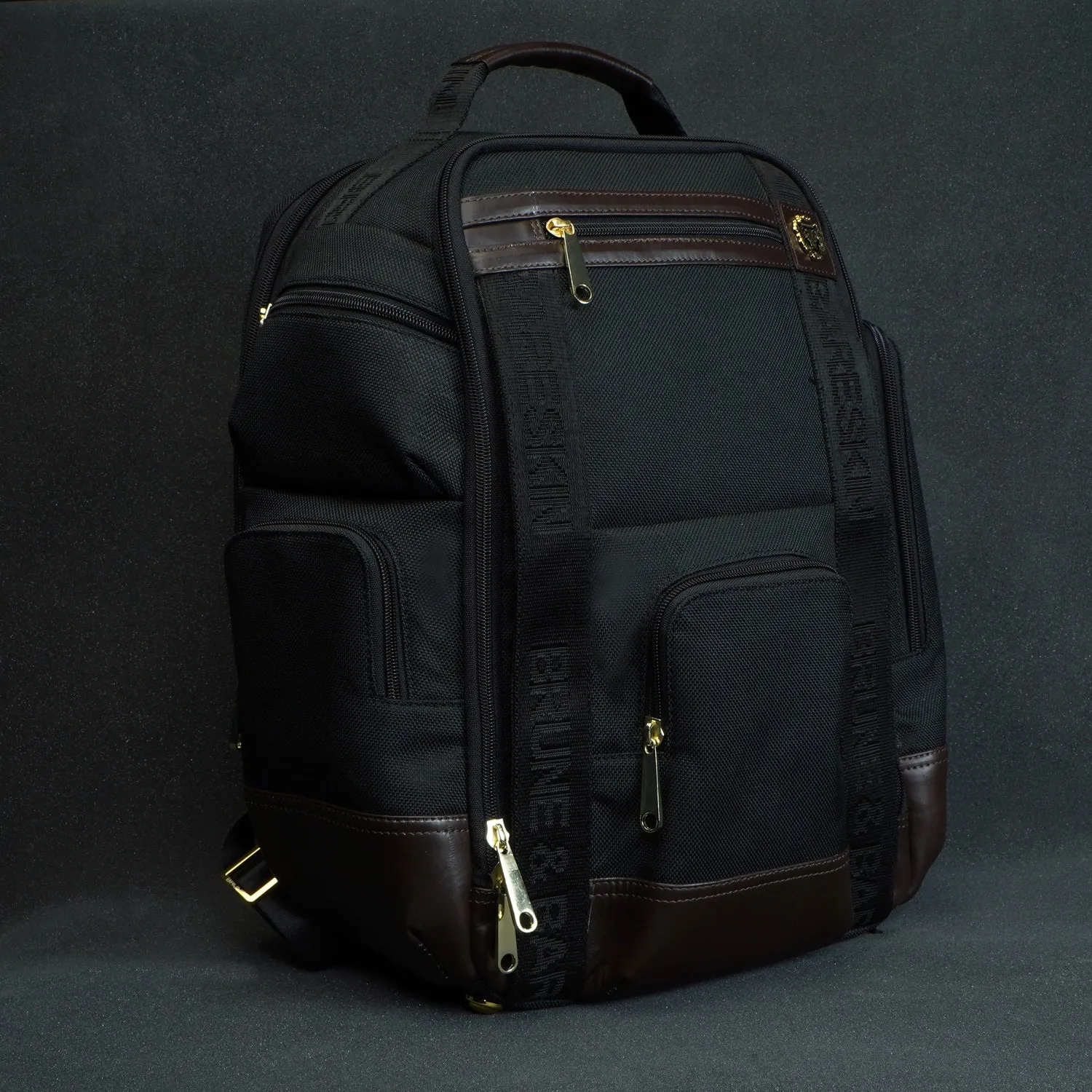 Light Weight Backpack with Combination of Black & Brown