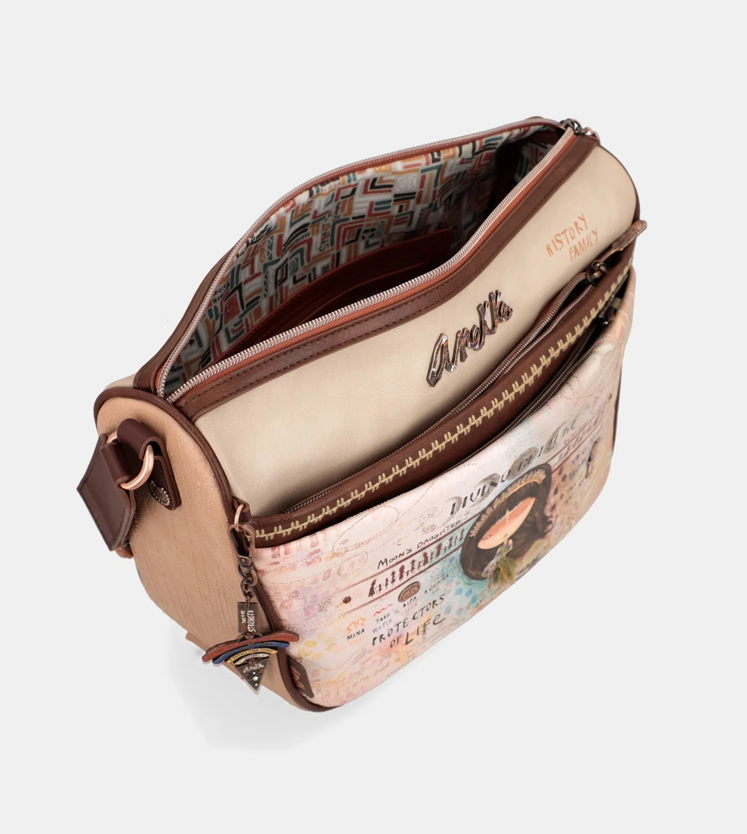 Menire large crossbody bag with pockets