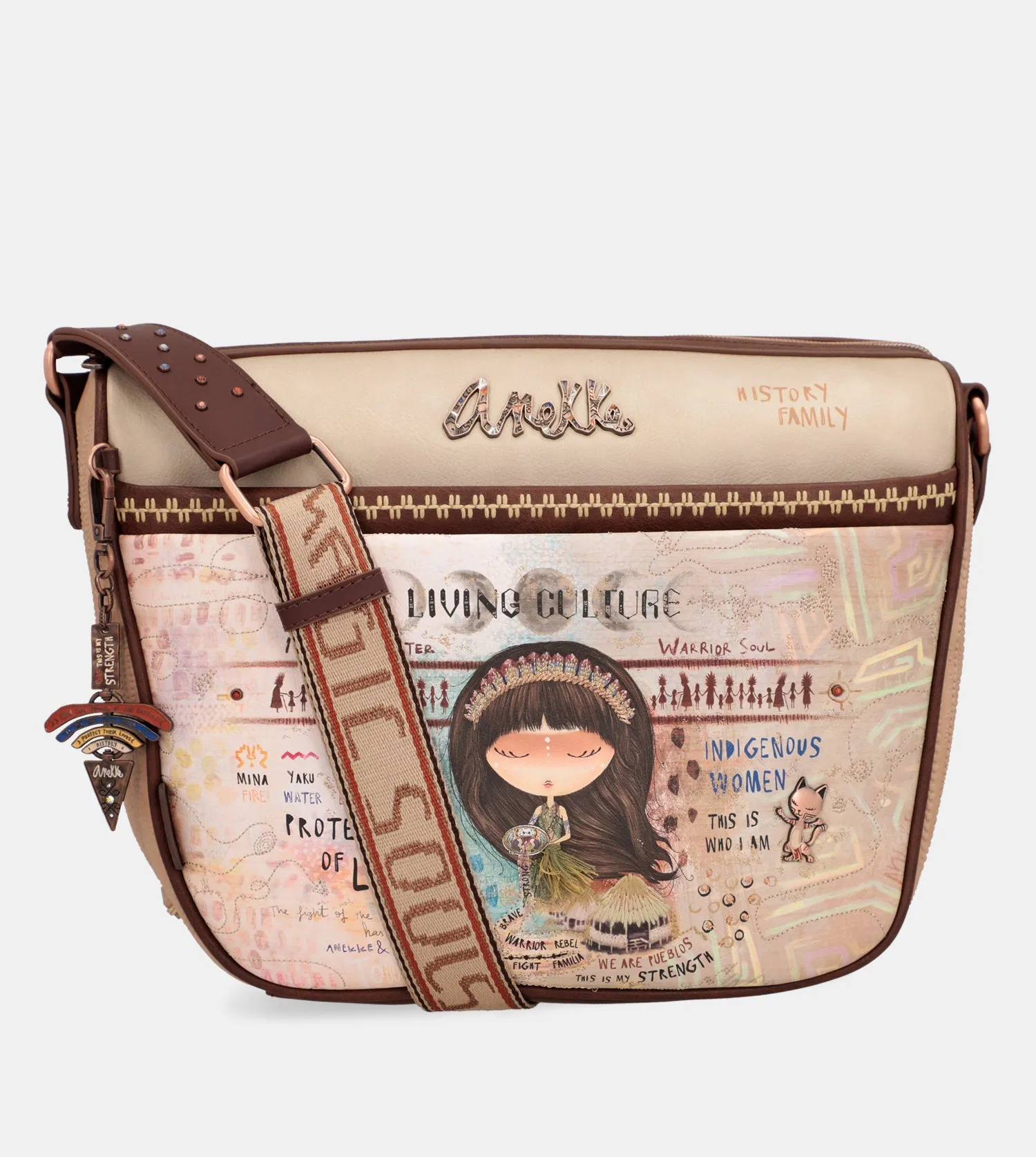Menire large crossbody bag with pockets