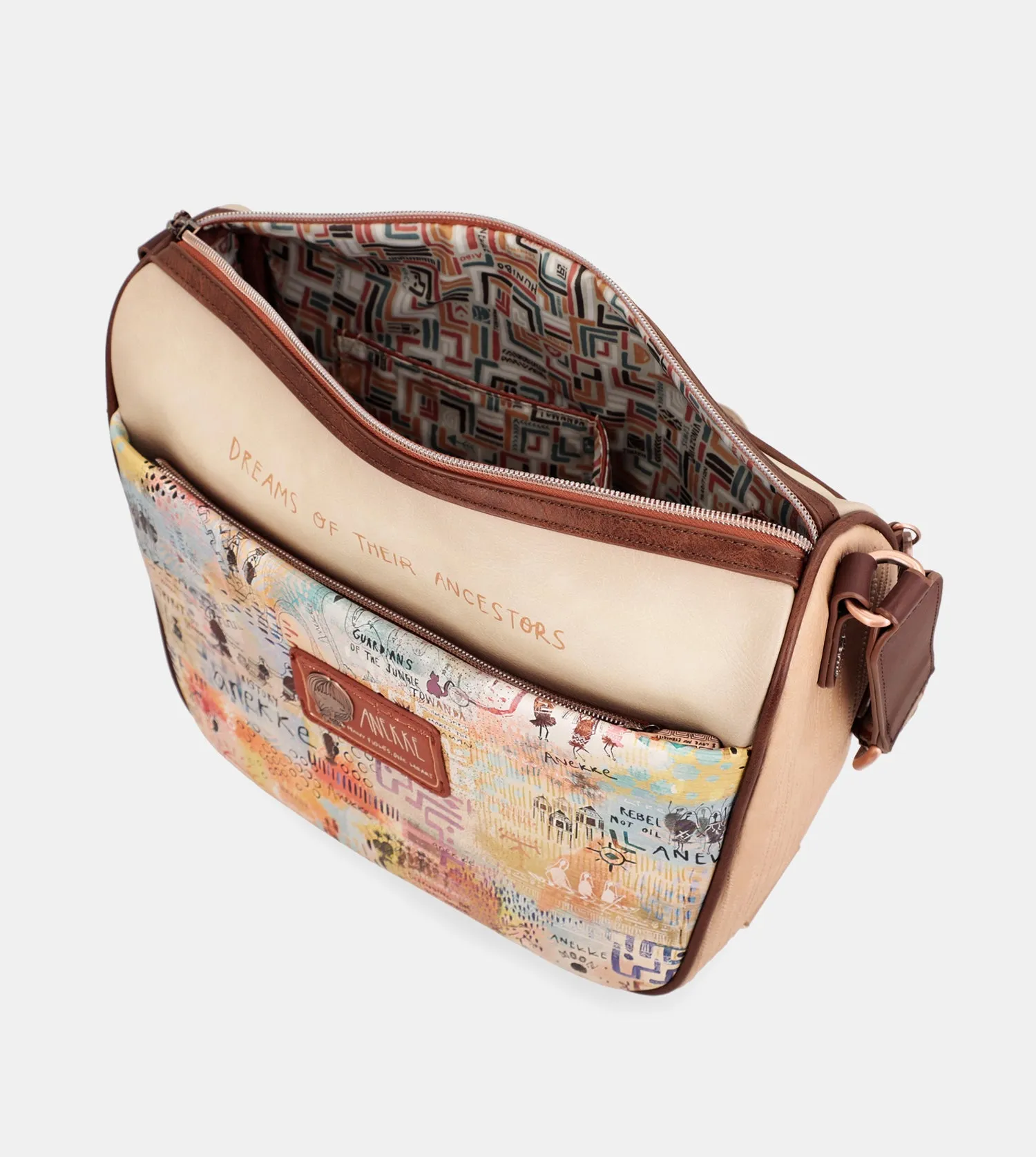 Menire large crossbody bag with pockets