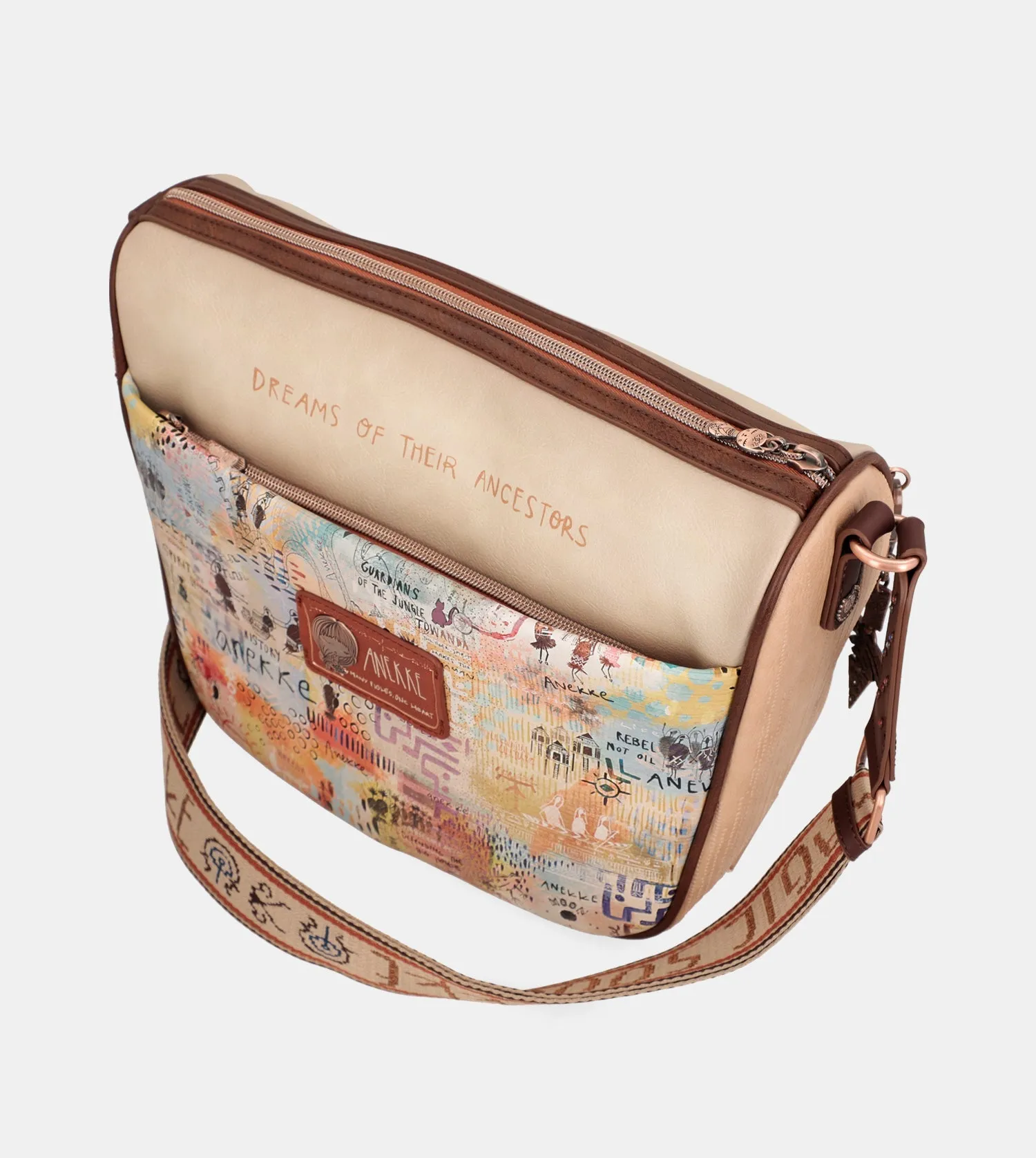 Menire large crossbody bag with pockets