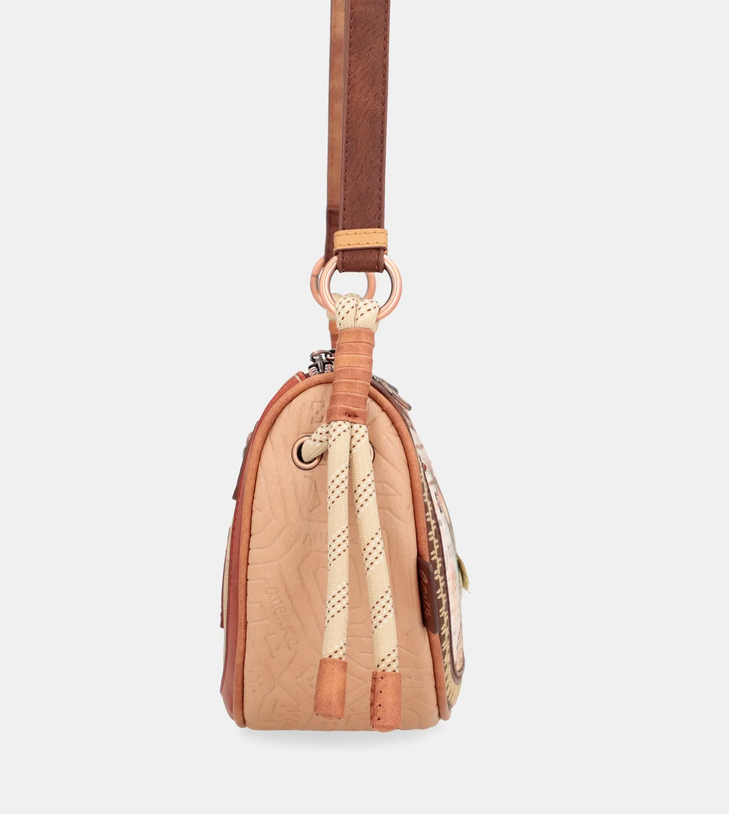 Menire oval crossbody bag