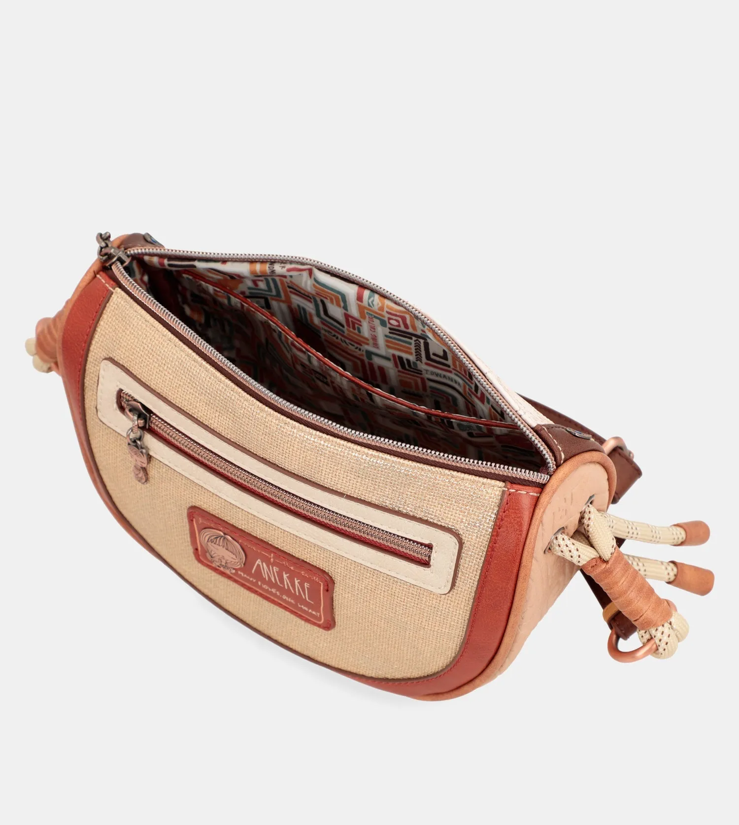 Menire oval crossbody bag