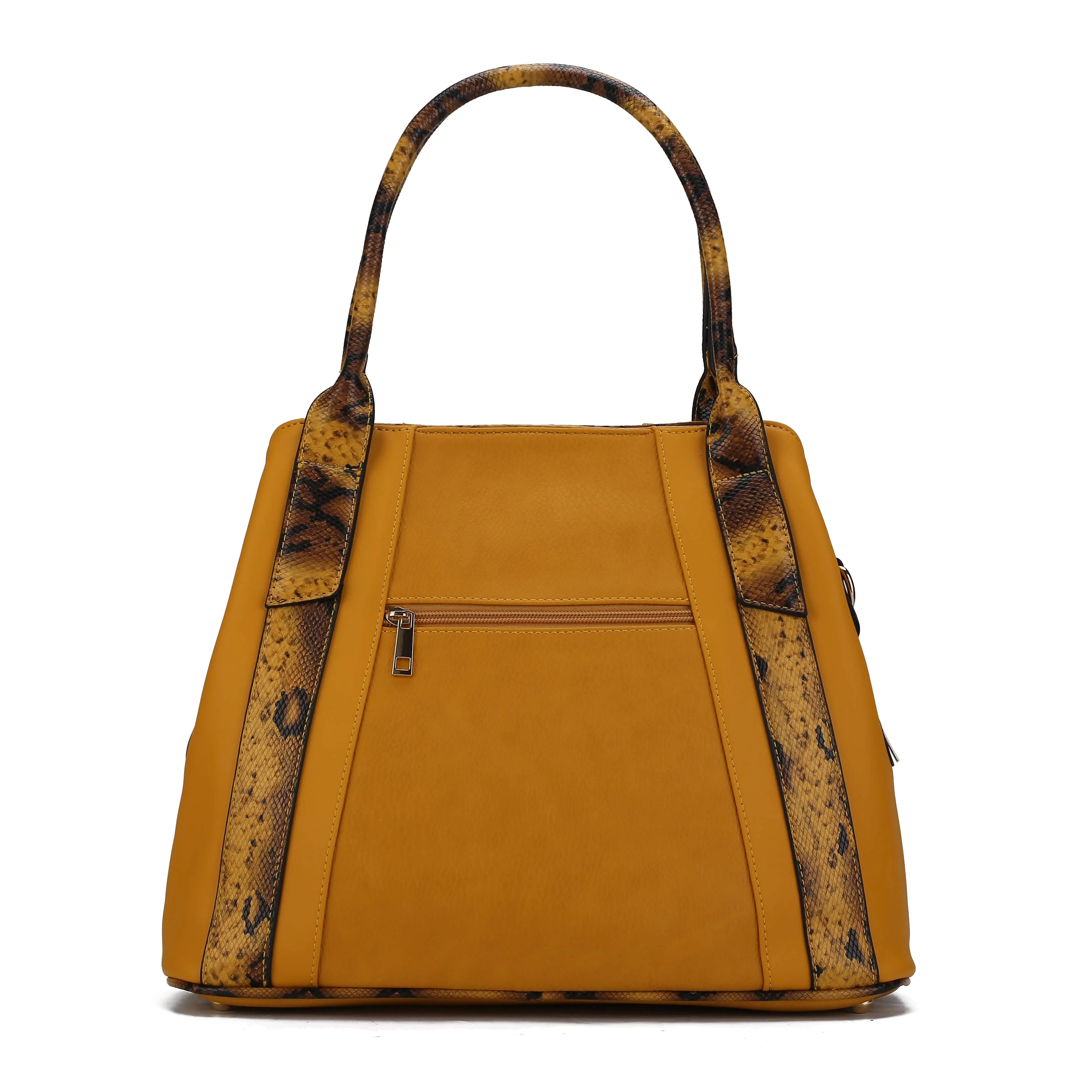 Mia K's Kenna Luxe Faux Snake Embossed Tote Bag from MKF Collection