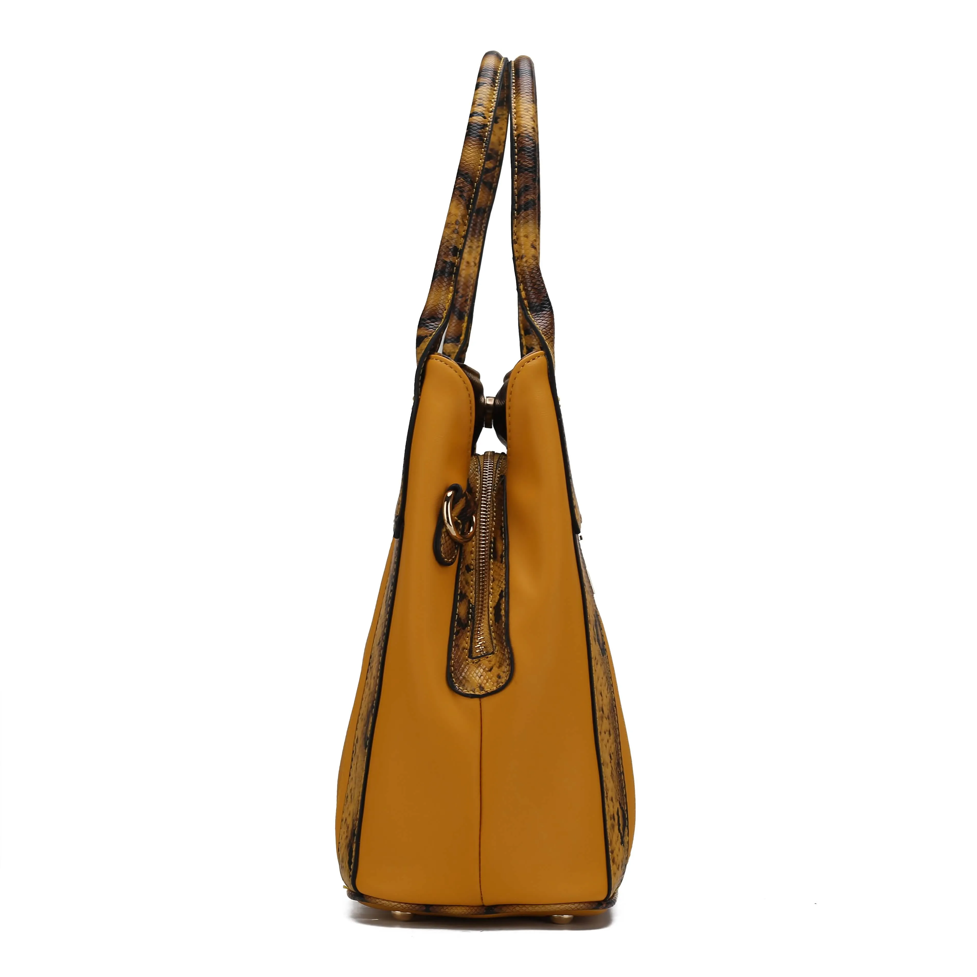 Mia K's Kenna Luxe Faux Snake Embossed Tote Bag from MKF Collection