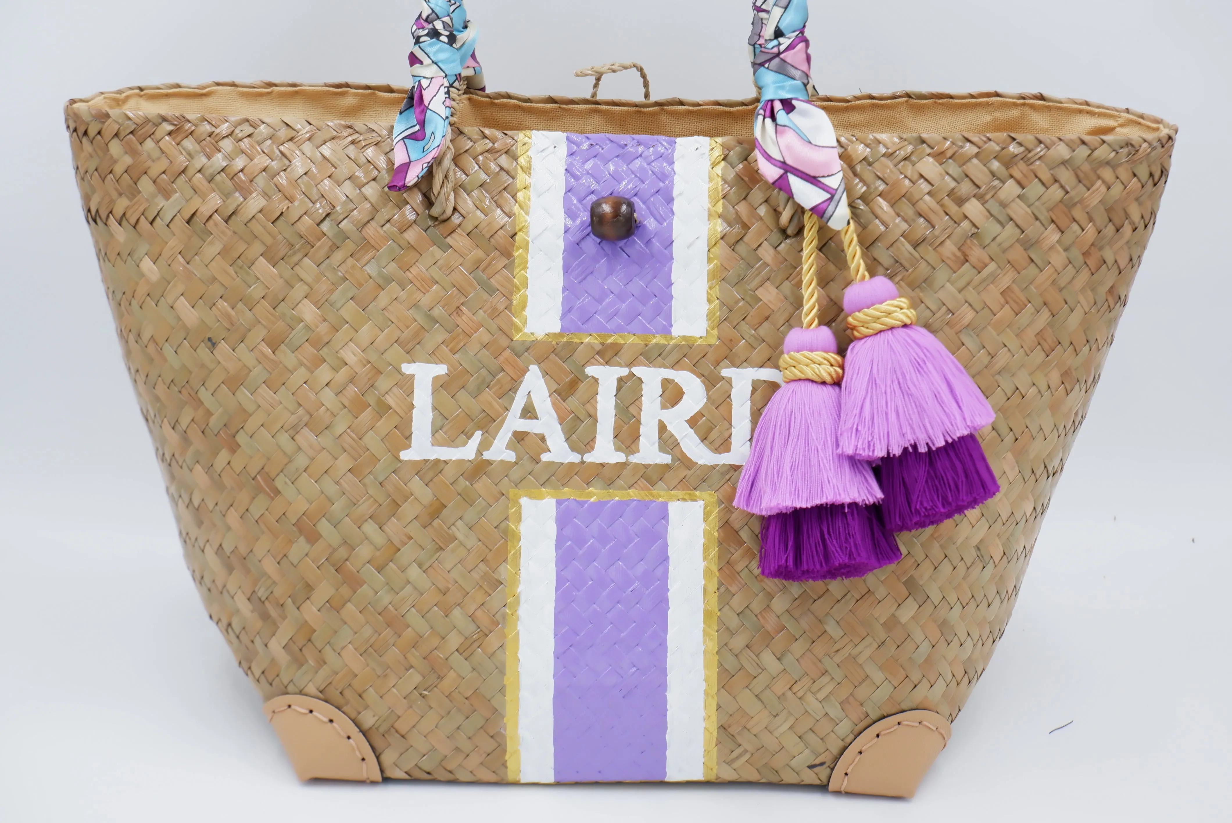 Monogram beach bag  Personalized Beach tote bag Bridesmaid Bags