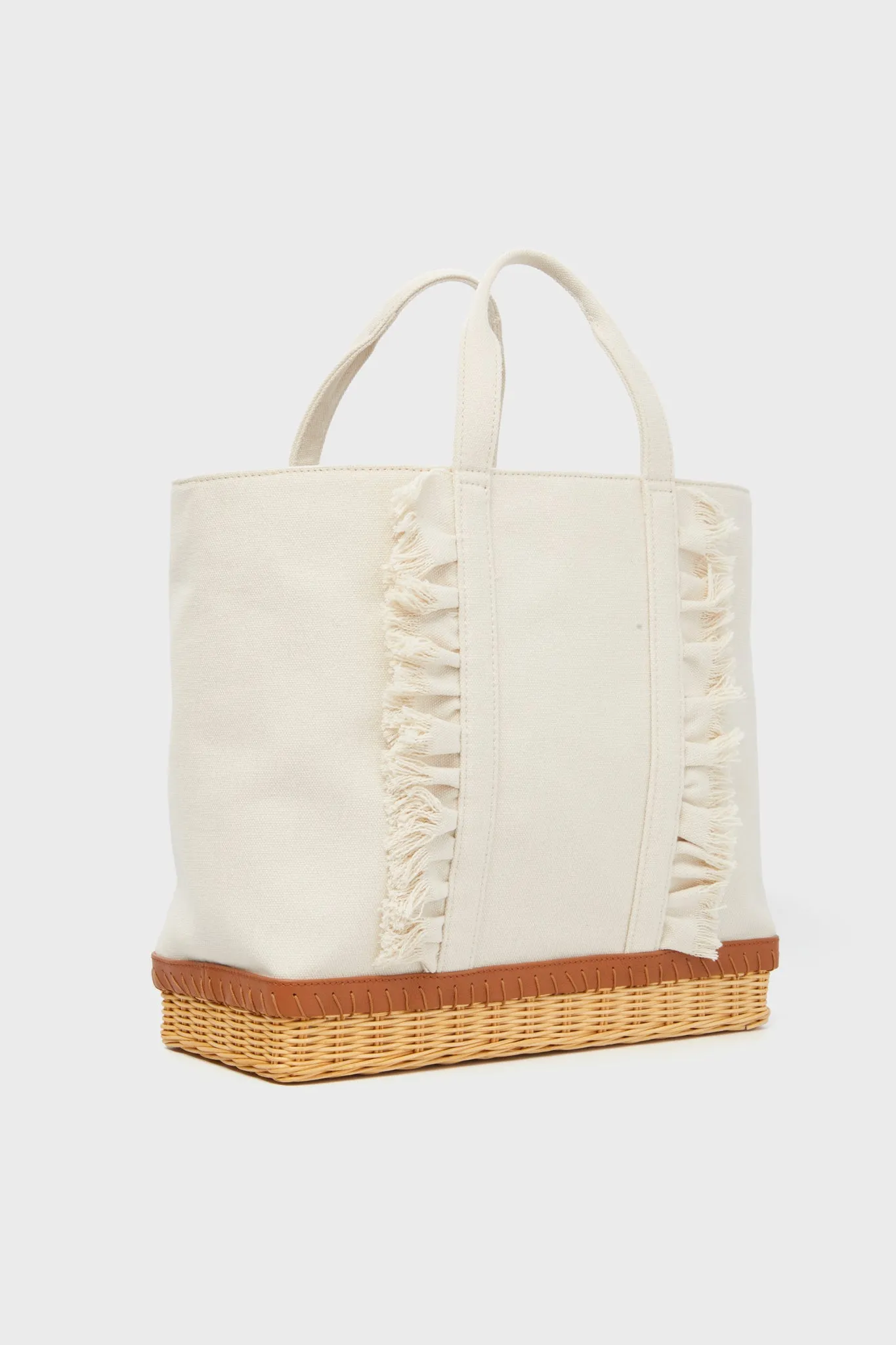 Natural The Gardener Tote Ruffle