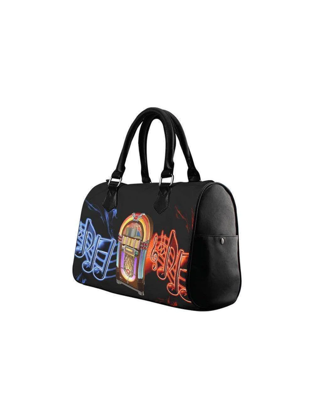 Neon Jukebox Barrel Type Handbag