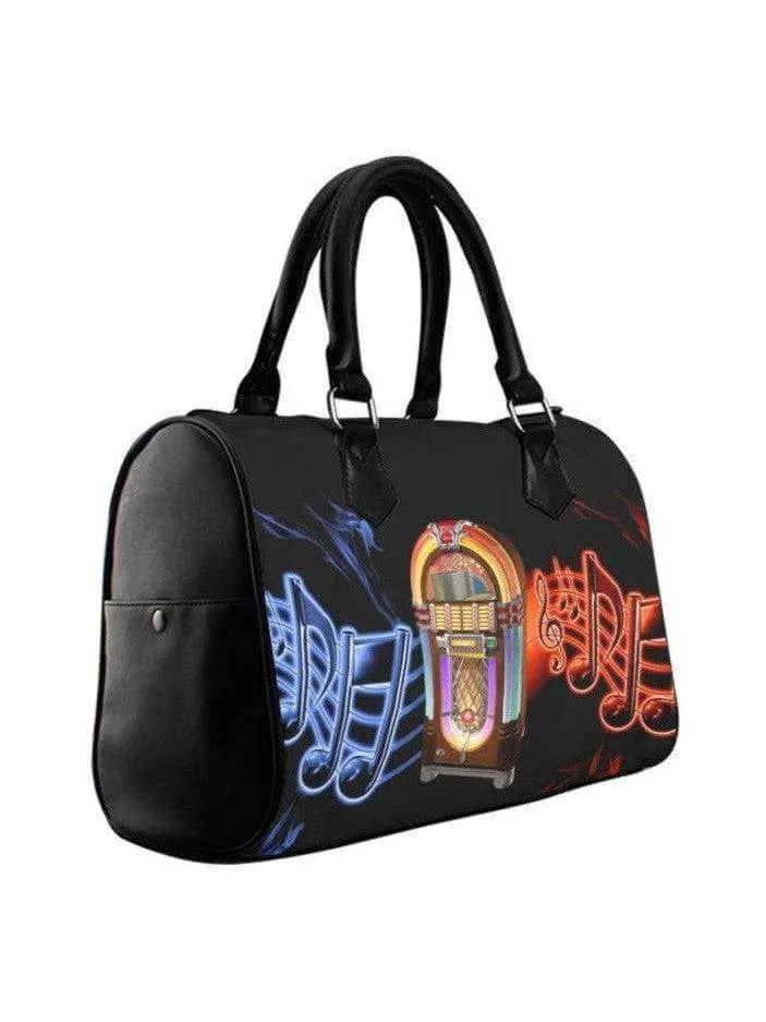 Neon Jukebox Barrel Type Handbag